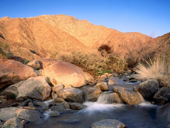 Palm Canyon Creek, Borrego Palm Canyon, San Ysidro Mountains, California