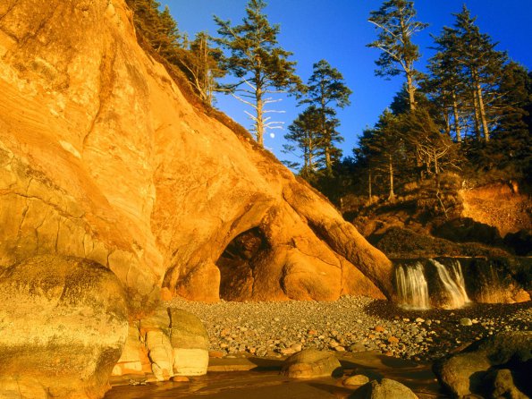 Fall Creek, Hug Point State Recreation Area, Oregon