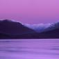 Moonset over Hood Canal, Olympic Mountains, Seabeck, Washington