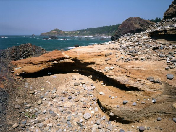 Sandstone Erosion, Otter Point State Wayside, Oregon