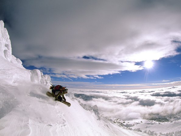 Powder Turns, Montana Backcountry