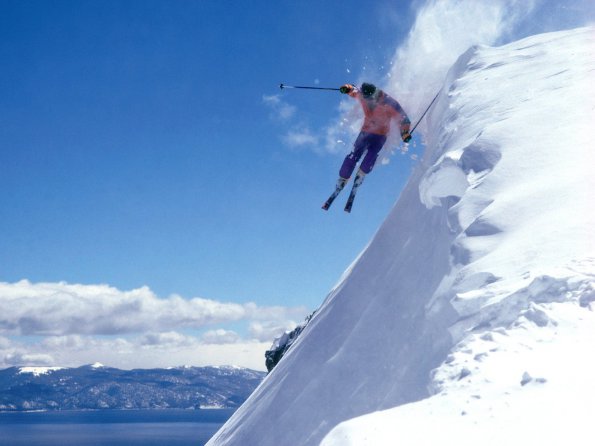 Side Drop, Alpine Meadows, Lake Tahoe, California
