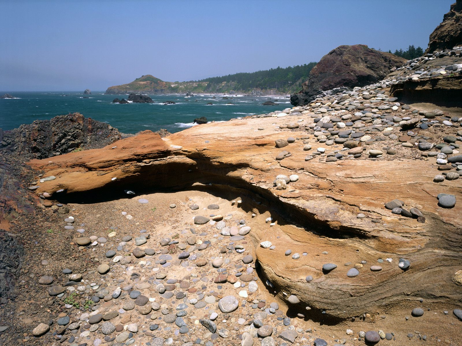 Sandstone Erosion, Otter Point State Wayside, Oregon
